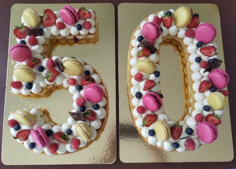 Number cake 50ans